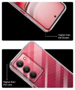 Transparent Back Cover Case Compatible with Realme 14x 5G, Narzo 80x, P3x | Shockproof TPU Silicone Case with Raised Bumps | Full Body & Camera Protection | Slim Fit Mobile CoverClear - Image 5