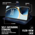 Shock Proof Flip Cover Back Case for 1+ Oneplus Nord Ce 3 Lite 5G | Magnetic Wallet Leather Case with Stand - Image 8
