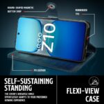 Shock Proof Flip Cover Back Case for Iqoo Z10 5G | Magnetic Wallet Leather Case with Stand - Image 8