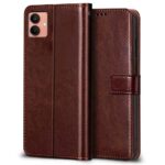 Shock Proof Flip Cover Back Case for Samsung Galaxy A04 | Magnetic Wallet Leather Case with Stand - Image 2