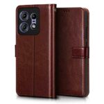 Shock Proof Flip Cover Back Case for Motorola Moto Edge 50 Pro | Magnetic Wallet Leather Case with Stand - Image 4
