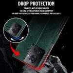 Shock Proof Flip Cover Back Case for 1+ Oneplus 10R 5G | Magnetic Wallet Leather Case with Stand - Image 4