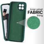 kelpuj Back Cover for Itel S23 | Ultra Slim Soft Rubberised Case | Inner Velvet Fabric Lining | Matte Silicone Flexible Mobile Case | Camera Protection - Green - Image 2