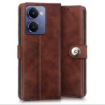 Shock Proof Flip Cover Back Case for Realme P3 Ultra 5G | Magnetic Wallet Leather Case with Stand - Image 2