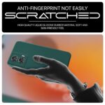 Back Cover for Motorola Moto Edge 50 5G Fusion | Moto G96 5G Fusion Ultra Slim Soft Case | Inner Velvet Fabric Lining | Matte Silicone Flexible Mobile Case | Camera Protection - Green - Image 5