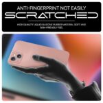 Back Cover for Apple iPhone 14 | Ultra Slim Soft Rubberised Case | Inner Velvet Fabric Lining | Matte Silicone Flexible Mobile Case | Camera Protection - Baby Pink - Image 6