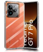 Transparent Back Cover Case for Compatible with Realme GT 7 Pro 5G | Raised Bumps for Full Device & Camera Protection Shockproof TPU Silicone Back Case Mobile Cover Transparent - Image 3
