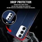 Shock Proof Flip Cover Back Case for Samsung Galaxy A55 5G | Magnetic Wallet Leather Case with Stand - Image 8