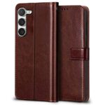 Shock Proof Flip Cover Back Case for Samsung Galaxy S23 Plus 5G | Magnetic Wallet Leather Case with Stand - Image 2