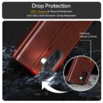 Shock Proof Flip Cover Back Case for Samsung Galaxy A26 5G | Magnetic Wallet Leather Case with Stand - Image 4