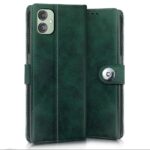 Shock Proof Flip Cover Back Case for Samsung Galaxy F14 5G | Magnetic Wallet Leather Case with Stand - Image 2