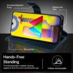 Shock Proof Flip Cover Back Case for Samsung Galaxy M31 Prime | Magnetic Wallet Leather Case with Stand - Image 5