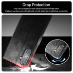 Shock Proof Flip Cover Back Case for Samsung Galaxy A54 | Magnetic Wallet Leather Case with Stand - Image 5