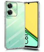 Crystal Clear Transparent Back Case Cover for Realme Narzo N61 | Realme C61 | Full Device & Camera Protection Shockproof TPU | Flexible Silicone Back Cover Case Transparent - Image 2