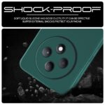 kelpuj Back Cover for Oppo F27 5G | Ultra Slim Soft Rubberised Case | Inner Velvet Fabric Lining | Matte Silicone Flexible Mobile Case | Camera Protection - Green - Image 6