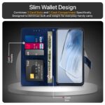 Shock Proof Flip Cover Back Case for Iqoo 7 | Magnetic Wallet Leather Case with Stand - Image 4