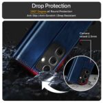 Shock Proof Flip Cover Back Case for Samsung Galaxy S24 Plus 5G | Magnetic Wallet Leather Case with Stand - Image 5