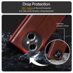 Shock Proof Flip Cover Back Case for Tecno Spark Go 1 | Magnetic Wallet Leather Case with Stand - Image 4