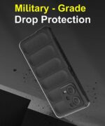 Ultimate Silicon Back Cover Case for Redmi Note 12 Pro Plus 5G | Military Grade Drop Protection Shockproof Bumper | Anti-Slip Grip | Scratch Proof Micro-Fibre Cloth Inside (Pitch Black) - Image 4