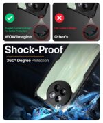 Shock Proof Clear Protective Back Case for Xiaomi 14 Civi 5G AirEDGE Technology | 360 Degree Camera Protection | Transparent Hybrid Back Case Mobile Cover Black - Image 4