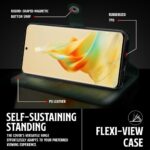 Shock Proof Flip Cover Back Case for Oppo Reno8 T | Magnetic Wallet Leather Case with Stand - Image 5