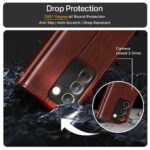 Shock Proof Flip Cover Back Case for Vivo Y200E 5G | Magnetic Wallet Leather Case with Stand - Image 8