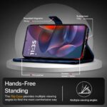 Shock Proof Flip Cover Back Case for Motorola Moto Edge 60 Stylus 5G | Magnetic Wallet Leather Case with Stand - Image 8