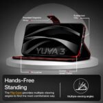 Shock Proof Flip Cover Back Case for Lava Yuva 3 5G | Magnetic Wallet Leather Case with Stand - Image 5