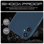 Back Cover for Samsung Galaxy M06 5G | Galaxy F06 5G | Ultra Slim Soft Rubberised Case | Inner Velvet Fabric Lining | Matte Silicone Flexible Mobile Case | Camera Protection (Blue) - Image 4