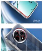 Crystal Clear Transparent Back Cover Case Compatible with Oppo F27 Pro Plus 5G Shockproof Flexible TPU Silicone Case with Full Body & Camera Protection Transparent - Image 6