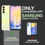 Ultra Slim Soft Rubberised Back Cover Case for Samsung Galaxy A25 5G | Inner Velvet Fabric Lining | Matte Silicone Flexible Camera Protection Back Cover - Blue - Image 2