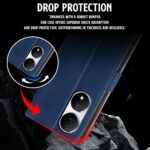 Shock Proof Flip Cover Back Case for Vivo Y100 5G | Magnetic Wallet Leather Case with Stand - Image 6