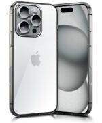 Crystal Clear Transparent Back Case Cover Compatible with iPhone 16 Pro Max | Full Device & Camera Protection Shockproof TPU | Flexible Silicone Back Cover Case Transparent - Image 4