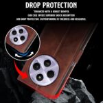 Shock Proof Flip Cover Back Case for Redmi A4 5G | Magnetic Wallet Leather Case with Stand - Image 8