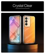 Crystal Clear Transparent Back Case Cover for Vivo Y200e 5G | Vivo T3 5G | Full Device & Camera Protection Shockproof TPU | Flexible Silicone Back Cover Case Transparent - Image 6