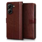Shock Proof Flip Cover Back Case for Poco X7 Pro 5G | Magnetic Wallet Leather Case with Stand - Image 4