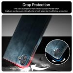 Shock Proof Flip Cover Back Case for Samsung Galaxy M13 5G | Magnetic Wallet Leather Case with Stand - Image 6