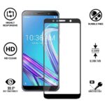 Tempered Glass Screen Protector for Asus Zenfone Max Pro M1  Pack of 2 | Case Friendly | Edge to Edge All Side Coverage | Easy Application with Installation Kit  Black - Image 3