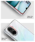 Transparent Back Cover Case for Redmi A5 | Poco C71 | Raised Bumps for Full Device & Camera Protection Shockproof TPU Silicone Back Case Mobile Cover Transparent - Image 8