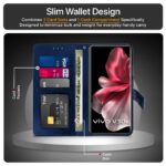 Shock Proof Flip Cover Back Case for Vivo V30E 5G | Magnetic Wallet Leather Case with Stand - Image 6