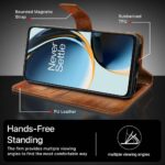 Shock Proof Flip Cover Back Case for 1+ Oneplus Nord Ce 3 Lite 5G | Magnetic Wallet Leather Case with Stand - Image 8