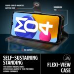 Shock Proof Flip Cover Back Case for Samsung Galaxy M04 | Magnetic Wallet Leather Case with Stand - Image 8