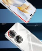 Crystal Clear Transparent Back Case Cover for Honor 90 5G | Full Device & Camera Protection Shockproof TPU | Flexible Silicone Back Cover Case Transparent - Image 5