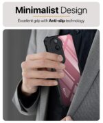 kelpuj Shock Proof Clear Protective Back Case for iQOO Z10R 5G | Vivo V50 5G | V50e 5G | V50 5G Elite Edition | 360 Degree Camera Protection | Transparent Hybrid Mobile Cover - Black - Image 8