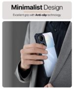 Shockproof Crystal Clear Back Cover Case for Vivo Y100 5G | Vivo T2 5G (Hard | Hybrid PC + TPU | Full Armour Device & Camera Protection | Blue) - Image 5