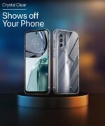 kelpuj Crystal Clear TPU Back Case for Compatible with Motorola Moto G62 5G | Flexible Shockproof Cover with Cushioned Edges Transparent - Image 3