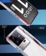 Crystal Clear Transparent Back Case Cover for iQOO 11 5G | Full Device & Camera Protection Shockproof TPU | Flexible Silicone Back Cover Case Transparent - Image 5