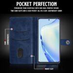 Shock Proof Flip Cover Back Case for Vivo V27 | Magnetic Wallet Leather Case with Stand - Image 4