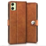 Shock Proof Flip Cover Back Case for Samsung Galaxy F05 | Magnetic Wallet Leather Case with Stand - Image 3