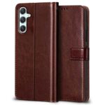 Shock Proof Flip Cover Back Case for Samsung Galaxy A54 5G | Magnetic Wallet Leather Case with Stand - Image 4